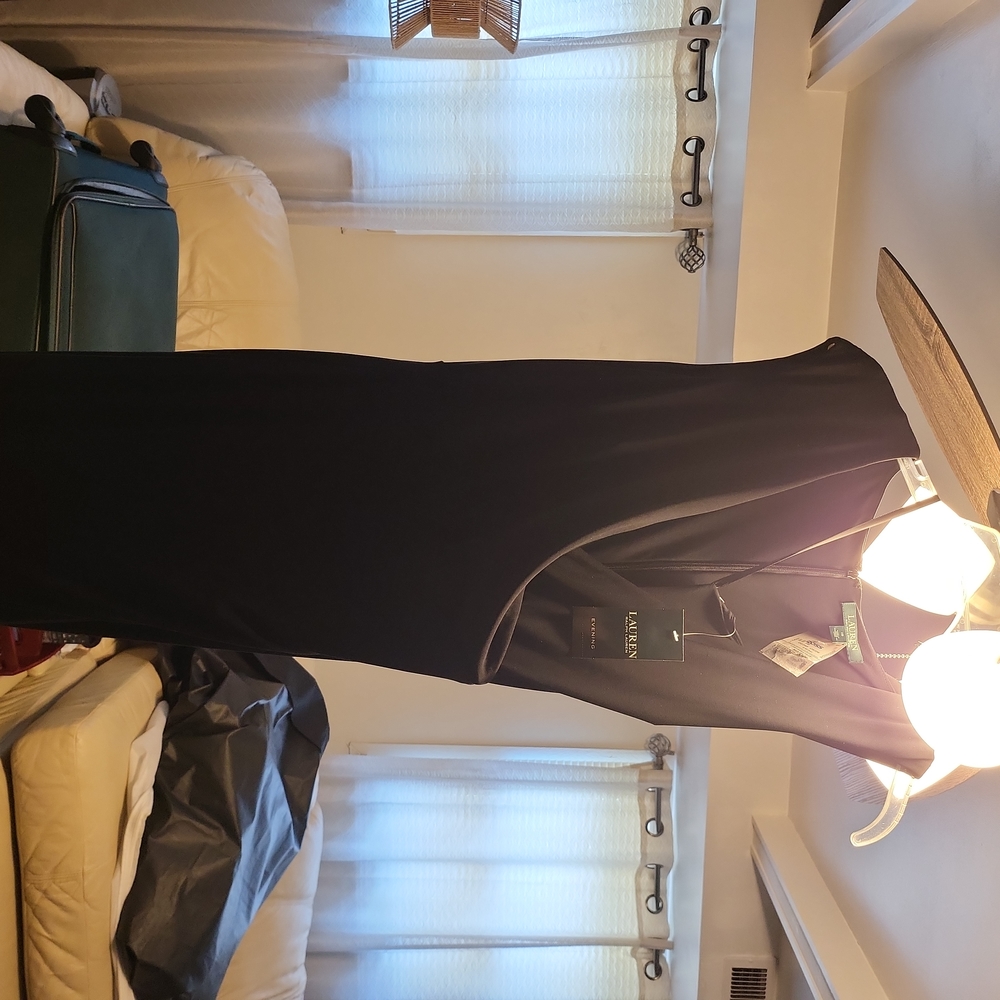 Ralph Lauren Gown women's size 16 Black Gown